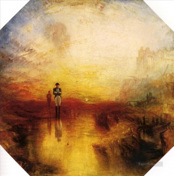 El exilio y el caracol Turner romántico Pinturas al óleo